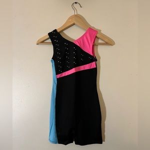 Danskin girls black leotard. Size large 10/12.